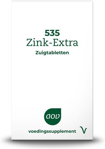 AOV 535 Zink Extra - 30 Zuigtabletten - Mineralen - Voedingssupplementen