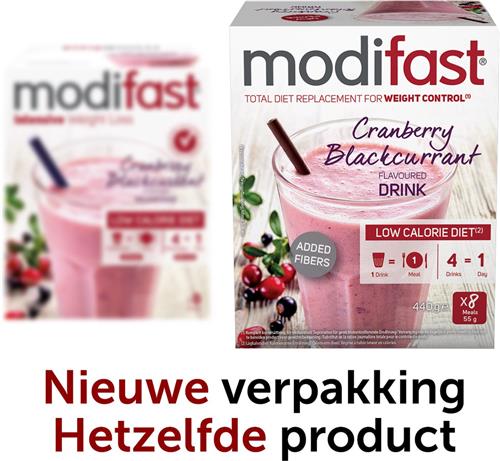 Modifast Intensive Milkshake Cranberry 440g