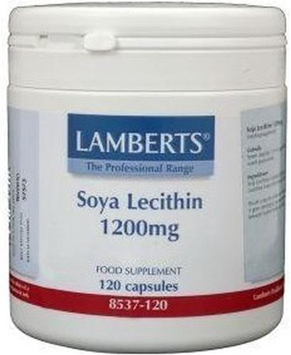 Lamberts Soya Lecithin 1200 mg - 120 Capsules - Voedingssupplement