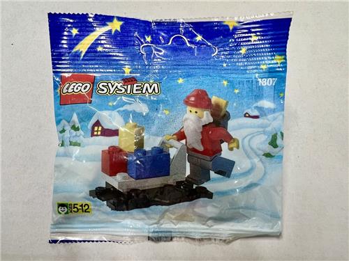 LEGO System Kerstman en slee - 1807 (Polybag)