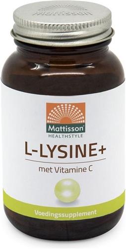 Mattisson - L-Lysine+ met Vitamine C - Essentieel Aminozuur - 90 Capsules