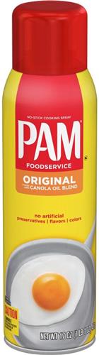 PAM Cooking Spray Original - (Grootverpakking) 1594 Doseringen - 17oz