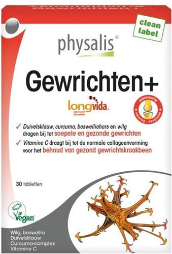 Physalis Supplementen Gewrichten+ Tabletten 30Tabletten