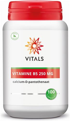 Vitals  - Vitamine B5 - 250 mg - 100 Capsules