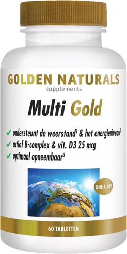 Golden Naturals Multi Gold (60 vegetarische tabletten)