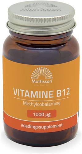 Mattisson - Vitamine B12 - 1000 mcg - 60 zuigtabletten