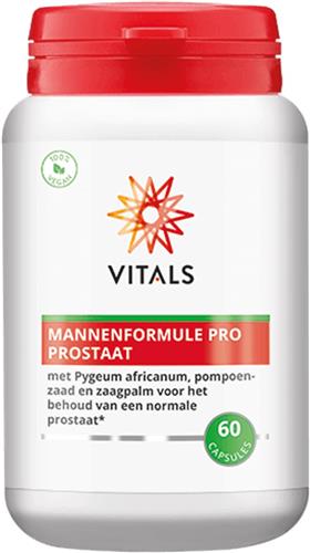 Vitals - Mannenformule Pro Prostaat - 60 Capsules - Een complete formule voor het behoud van een normale prostaat