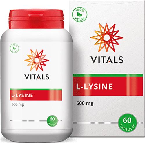 Vitals - L-lysine - 500 mg - 60 Capsules