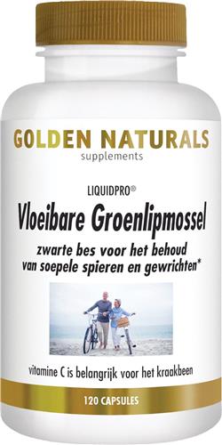 Golden Naturals Vloeibare Groenlipmossel (120 softgel capsules)