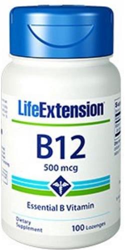 Vitamine B12 -  500 Mcg 100 zuigtabletten - Life Extension