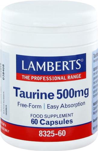 Lamberts Taurine 500 mg 60 capsules