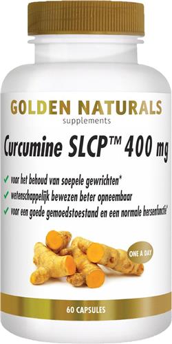 Golden Naturals Curcumine SLCP 400mg (60 veganistische capsules)