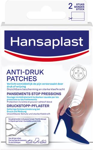 Hansaplast Anti Druk Patches Pleisters - Voet Verzorging - Likdoornpleisters - Likdoorn Verzorging - Eksteroog Pleister - Eeltpit - 2 Stuks