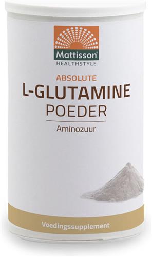 Mattisson - L-Glutamine Aminozuur Poeder - Voedingssupplement Vegan - 250 Gram