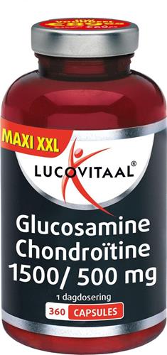 Lucovitaal Glucosamine Chondroitine 1500/500 milligram Voedingssupplement - 360 tabletten