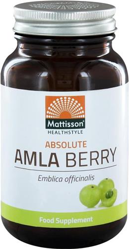 Mattisson - Absolute Amla Berry Extract 500mg - Indiase Kruisbes - Voedingssupplement - Gezondheid, Weerstand, Huid en Zenuwstelsel - 60 Capsules