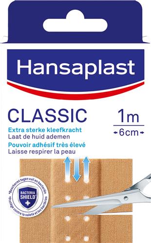 Hansaplast Classic Pleisters - Wondpleisters - Wondverzorging - 1m x 6cm