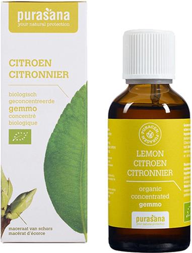 Purasana Puragem Citroen Druppels - Gemmotherapie - 50 ml