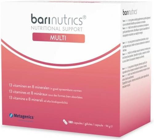 Metagenics Barinutrics Multi 180 capsules