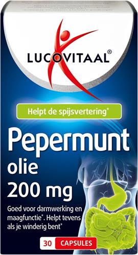 Lucovitaal Pepermuntolie 200 mg - 30 capsules