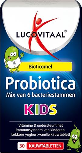 Lucovitaal Probiotica Kids Kauwtabletten 30 tabletten