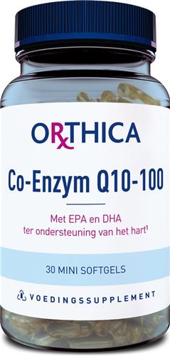 Orthica Co-Enzym Q10-100 (Enzymen) - 30 Softgels