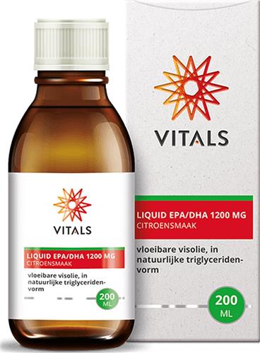 Vitals - Liquid EPA/DHA 1200 mg - Vloeibare visolie in natuurlijke triglyceridenvorm