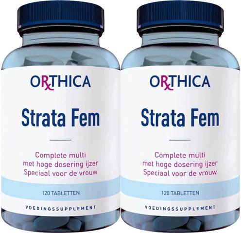 2x Orthica Strata Fem 120 tabletten