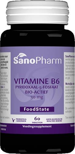 SanoPharm Vitamine B6 Pyridoxine 20 Mg - 60 Tabletten