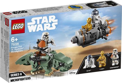 LEGO Star Wars Escape Pod vs. Dewback Microfighters - 75228