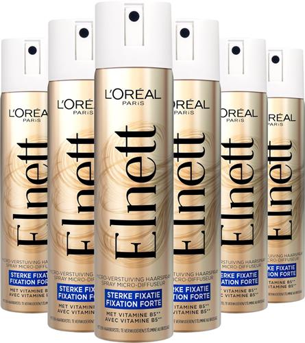 L'Oréal Elnett - Sterke Fixatie Haarspray - 6x 400ml