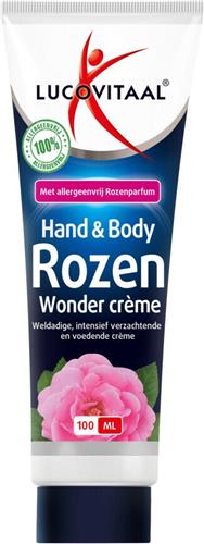 Lucovitaal Hand & Body Creme Rozen Wonder tube 100 ml