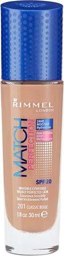 Rimmel London Match Perfection Foundation 201 Classic Beige