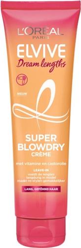 LOréal Paris Elvive Dream Lengths Blowdry Cream - Lang, Beschadigd Haar - 150ml