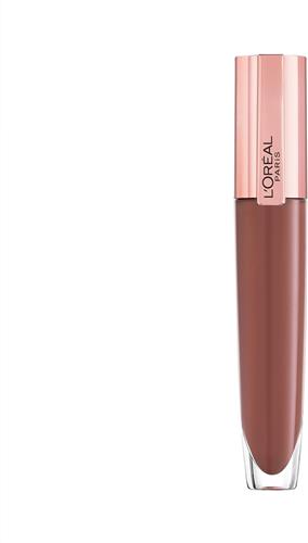 Include the long product name: L'Oréal Paris - Glow Paradise Balm in Gloss - 414 Escalate - Transparant, Roze - Volumegevende Lipgloss - 7 m