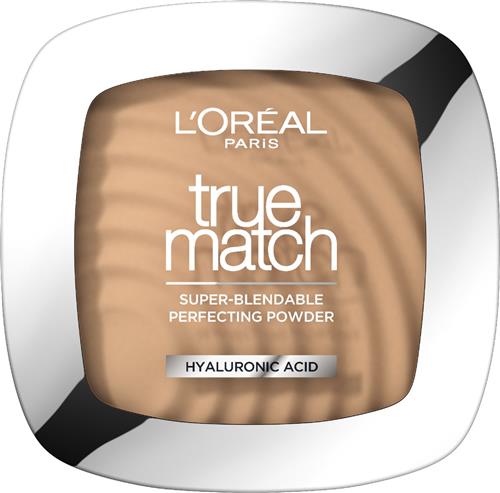 LOréal Paris True Match Poeder - 3W Gold Beige - Matterend gezichtspoeder met een Natuurlijke Dekking - 9gr.