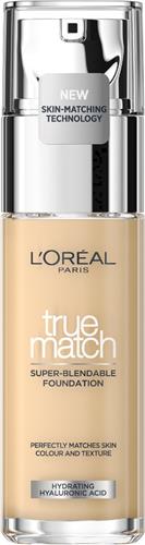 LOréal Paris True Match Foundation - 1D/W - Natuurlijk Dekkende Foundation met Hyaluronzuur en SPF 16 - 30ml - Vegan