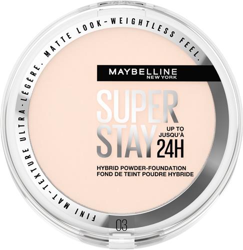 Maybelline New York - SuperStay 24H Hybrid Powder Foundation - 03 - Langhoudende Poeder Foundation