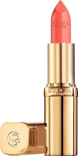 LOréal Paris Color Riche Satin Lipstick - Verzorgende, Lippenstift Verrijkt met Arganolie - 373 Magnetic Coral - Oranje - 4,54 gr