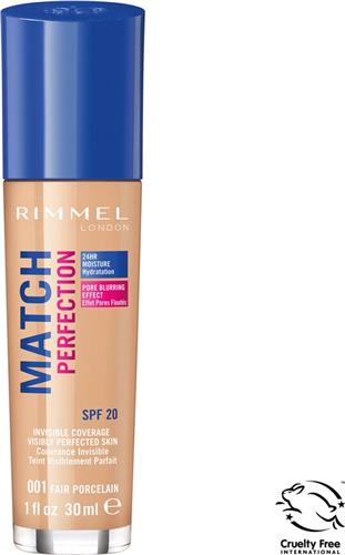 Rimmel London Match Perfection Foundation 001 Fair Porcelain