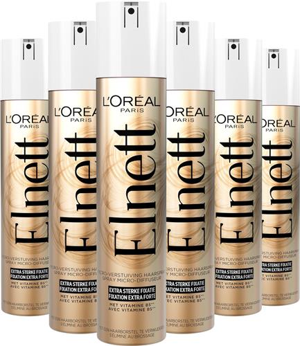 L'Oréal Elnett - Extra Sterke Fixatie Haarspray - 6 x 300ml