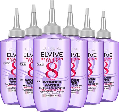 L'Oréal Paris Elvive Hydra Hyaluronic Wonder Water - 200ml - 6 stuks voordeelverpakking