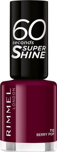 Rimmel London 60 Seconds Super Shine Nagellak - 712 Berry Pop