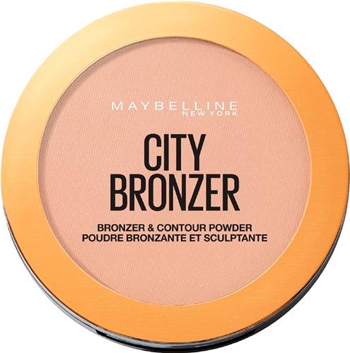 Maybelline City Bronzer Bronzer & Countour Powder - 250 Medium Warm - Bronzing en Contouring Poeder - 51,4 gr.