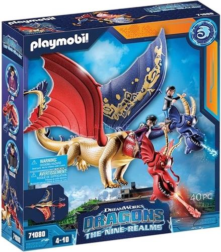 PLAYMOBIL Dragons: The Nine Realms Wu & Wei met Jun - 71080