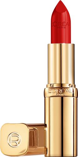 LOréal Paris Color Riche Satin Lipstick - Verzorgende, Lippenstift Verrijkt met Arganolie - 297 Red Passion - Rood - 4,54 gr