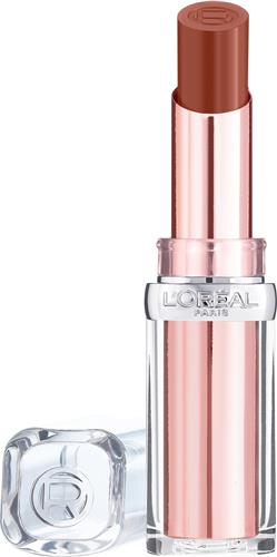 L'Oréal Paris Glow Paradise Balm-In-Lipstick - Verzorgende Lippenstift met Glanzende Finish met Granaatappelextract en Squalaan - 107 Brown Enchante - Bruin