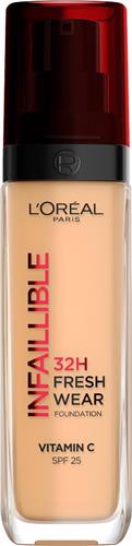 LOréal Paris Infaillible 32HR Fresh Wear Foundation - 235 - Langhoudende Foundation met SPF 25 en Vitamine C - 30ML