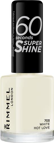 Rimmel London 60 Seconds Super Shine Nagellak - 703 White Hot Love