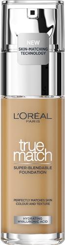 LOréal Paris True Match Foundation - 6,5D/W - Natuurlijk Dekkende Foundation met Hyaluronzuur en SPF 16 - 30ml - Vegan